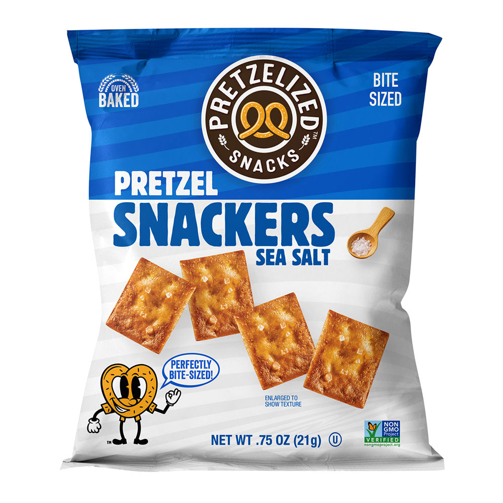 Wholesale Pretzelized - Pretzel Snack Sea Salt 0.75Oz- Bulk