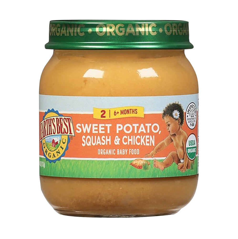 Wholesale Earth'S Best Sweet Potato Squash Chicken 4 Oz Jar- Bulk