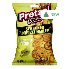 Pretzel Pzazz Spicy Dill Pickle Seasoned Pretzel Medley 2 Oz Bag