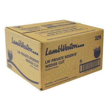 Wholesale Lamb Weston Wedge Natural French Fries 5lb- Bulk