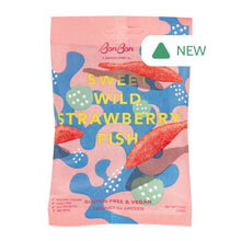 Wholesale Bonbon Sweet Wild Strawberry Fish 5.2 Oz Peg Bag- Bulk