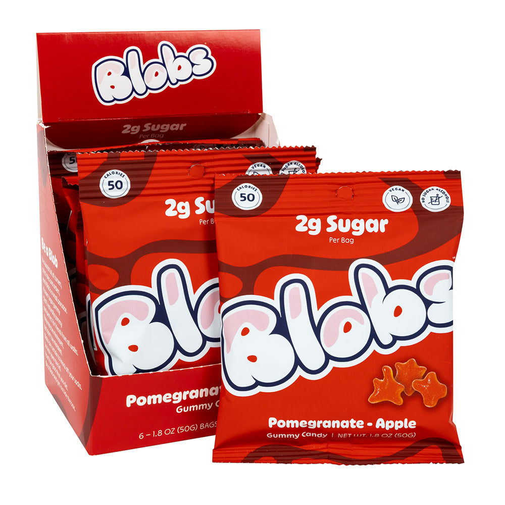Wholesale Blobs - Gummy Candy - Pomgran Apple - 1.8Oz- Bulk