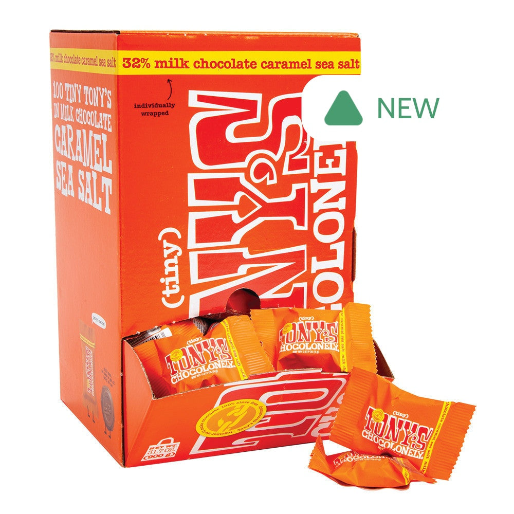 Wholesale Tony'S Chocolonely Milk Chocolate Caramel Sea Salt Tinys 0.317 Oz- Bulk