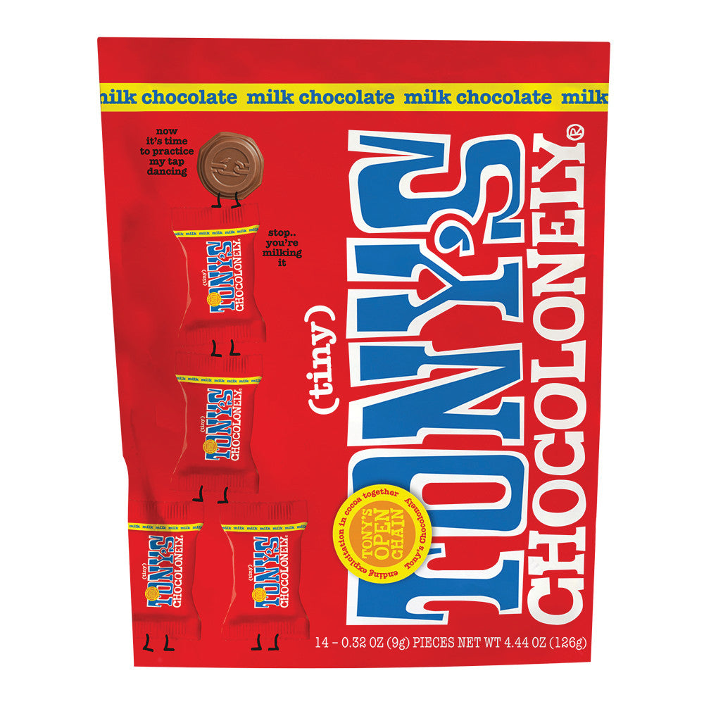 Wholesale Tony'S Chocolonely Tinys Milk Chocolate 4.44 Oz Pouch- Bulk