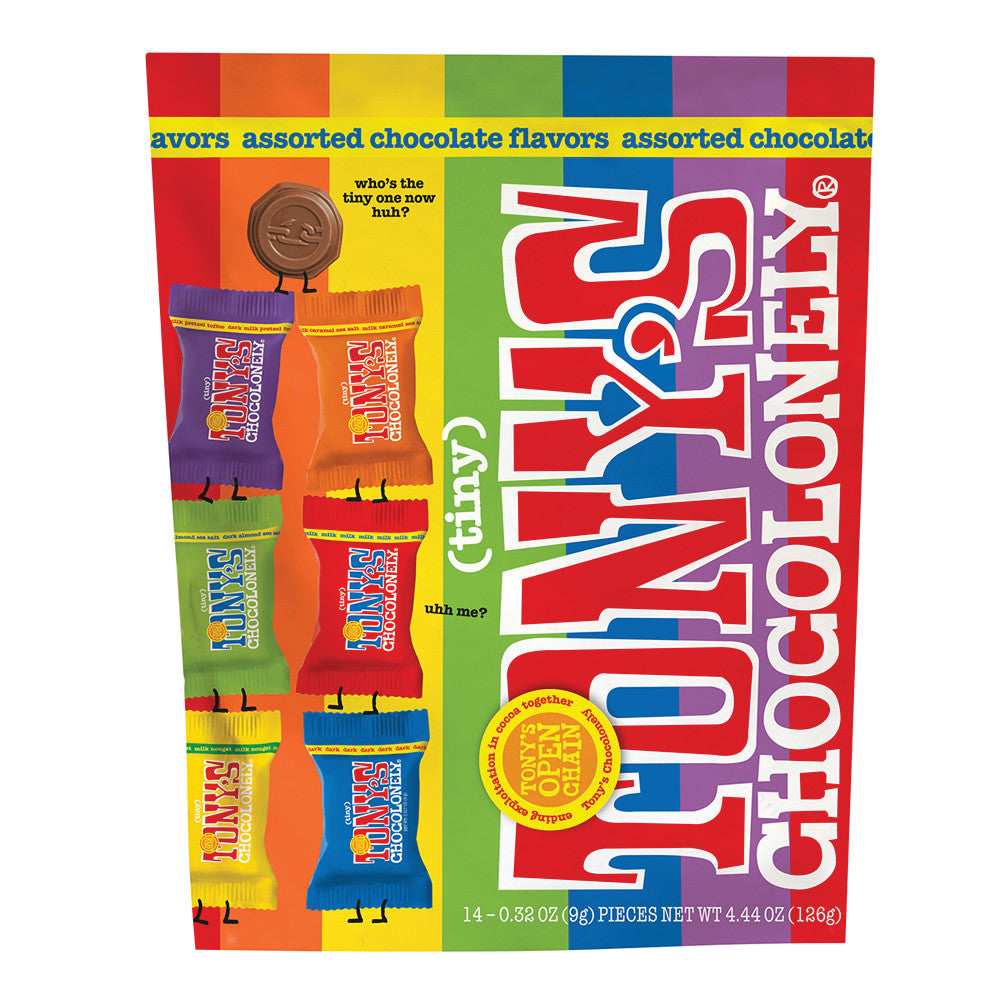 Wholesale Tony'S Chocolonely Tinys Assorted 4.44 Oz Pouch- Bulk