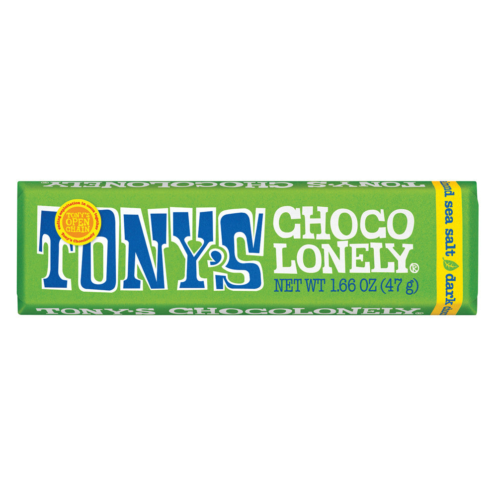 Wholesale Tony'S Chocolonely - Small Bar 51%Dk/Alm/Slt - 1.66Oz- Bulk