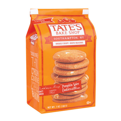 Wholesale Tate'S Pumpkin Spice Cookies 7 Oz Bag- Bulk
