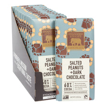 Wholesale Endangered Species Dark Chocolate With Salted Peanuts 3 Oz Bar- Bulk