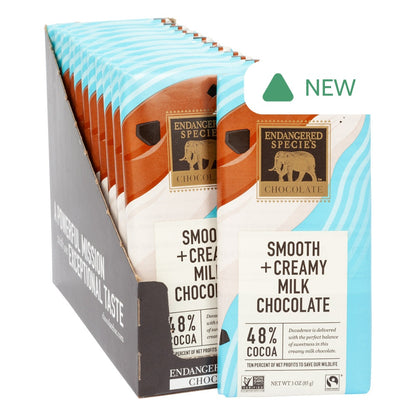 Wholesale Endangered Species Milk Chocolate 3 Oz Bar- Bulk