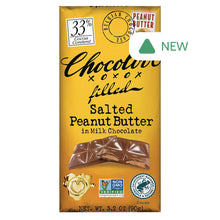 Wholesale Chocolove Salted Peanut Butter Milk Chocolate 3.2 Oz Bar- Bulk