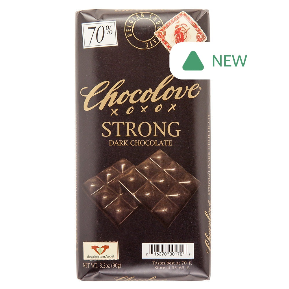 Wholesale Chocolove Strong Dark Chocolate 3.2 Oz Bar- Bulk