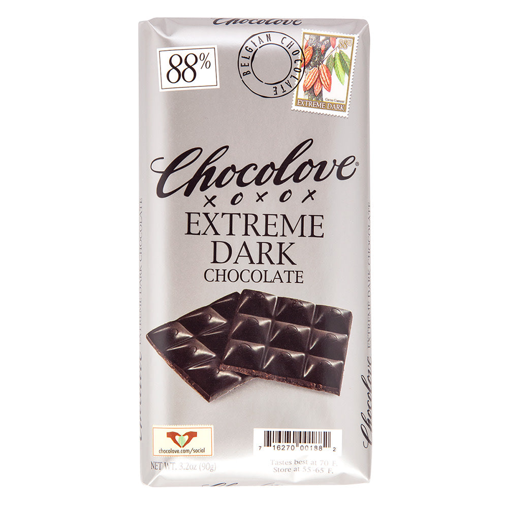 Wholesale Chocolove Extreme Dark Chocolate 3.2 Oz Bar- Bulk