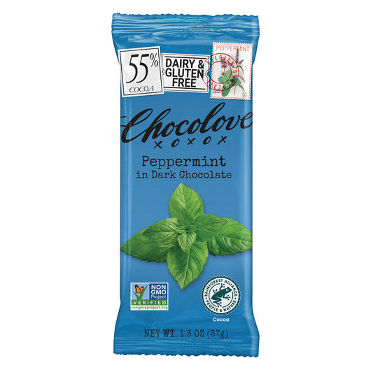 Wholesale Chocolove Peppermint In Dark Chocolate 1.3 Oz- Bulk