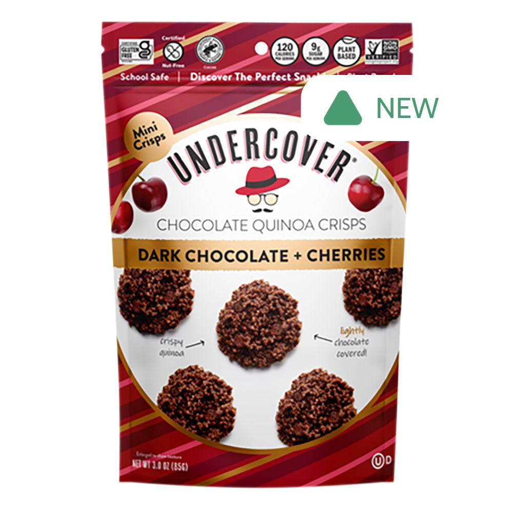 Undercover Quinoa - Dark Chocolate & Cherries - 3Oz