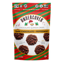 Wholesale Undercover Dark Chocolate Peppermint Quinoa Crisps 3 Oz Pouch- Bulk
