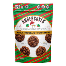 Wholesale Undercover Milk Chocolate Peppermint Quinoa Crisps 3 Oz Pouch- Bulk