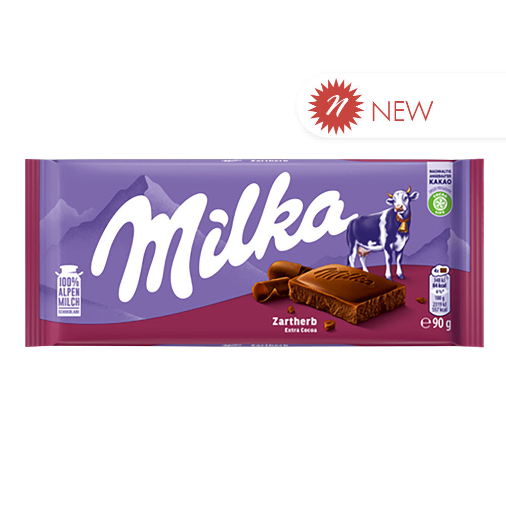 Wholesale Milka - Zartherb Bitterswet Chocolate - 3.17Oz- Bulk