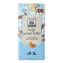 Wholesale Endangered Species Fudgy Peanut Butter Milk Chocolate Bar 3 Oz- Bulk