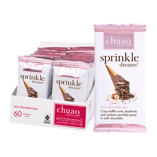 Chuao Sprinkle Dreams Mini Chocolate Bar 0.39 Oz