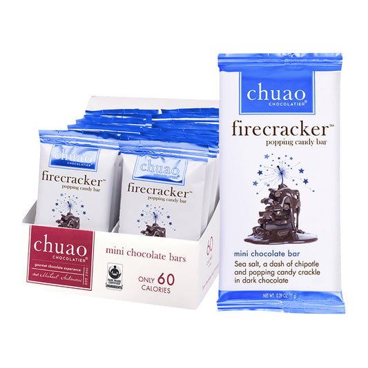 Chuao Mini Dark Chocolate Firecracker 0.39 Oz Bar
