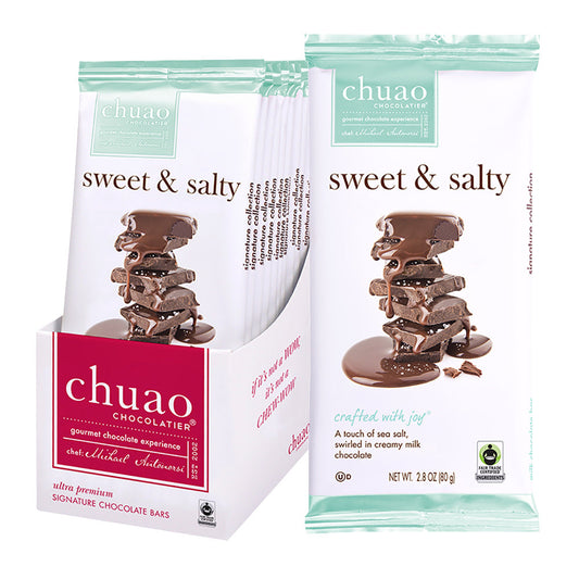 Wholesale Chuao Milk Chocolate Sweet And Salty 2.8 Oz Bar- Bulk
