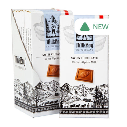Wholesale Milkboy Swiss Alpine Milk Chocolate 3.5 Oz Bar- Bulk