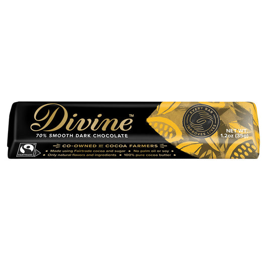 Wholesale Divine Dark Chocolate Snack 1.2 Oz Bar- Bulk