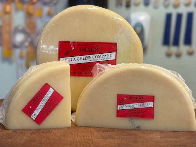 Wholesale Vella Asiago Halves- Bulk