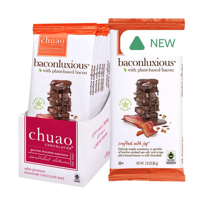 Wholesale Chuao Plant Based Baconluxious Bar 2.8 Oz- Bulk