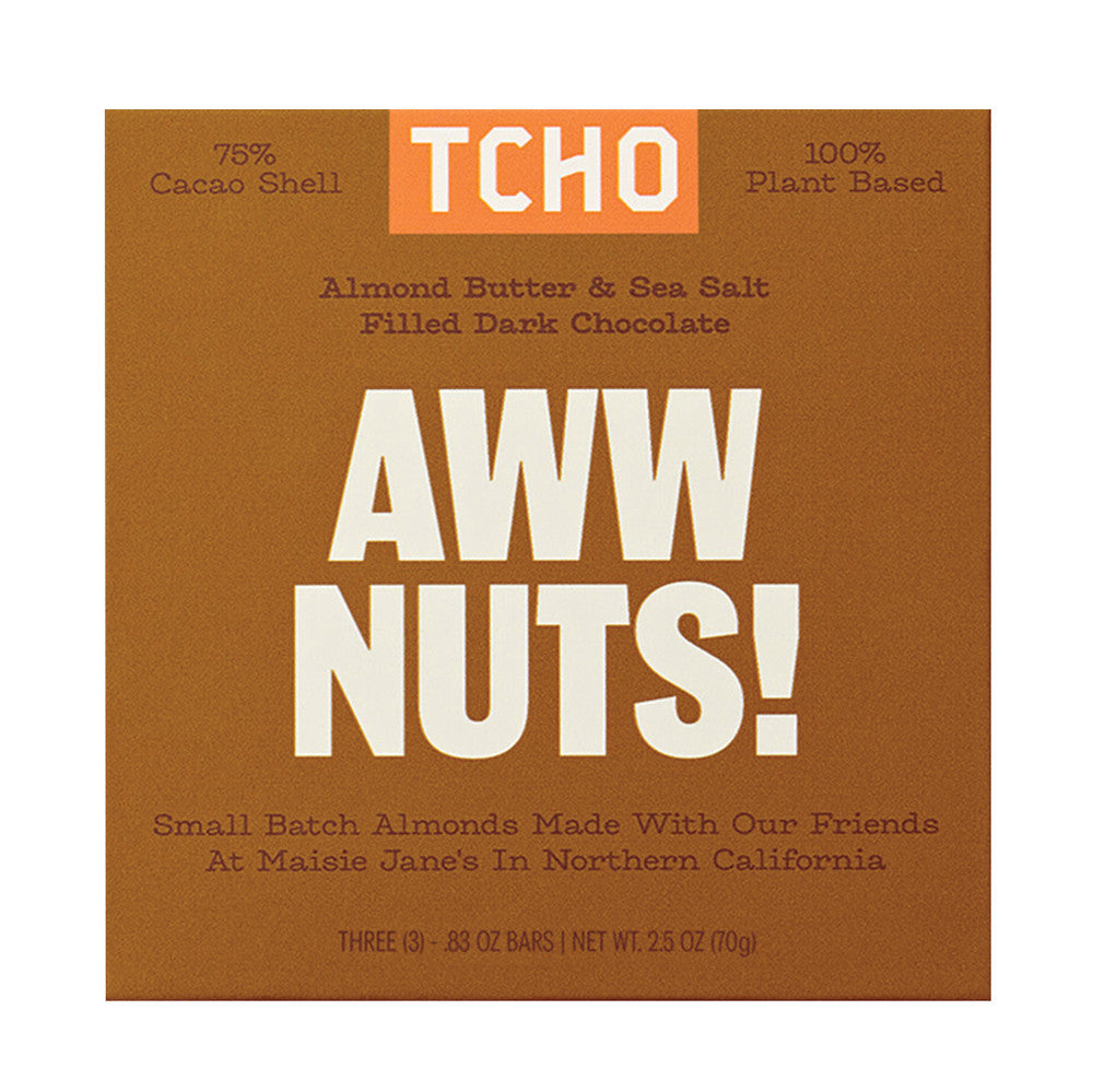 Wholesale Tcho Aww Nuts! 2.5 Oz Bar- Bulk