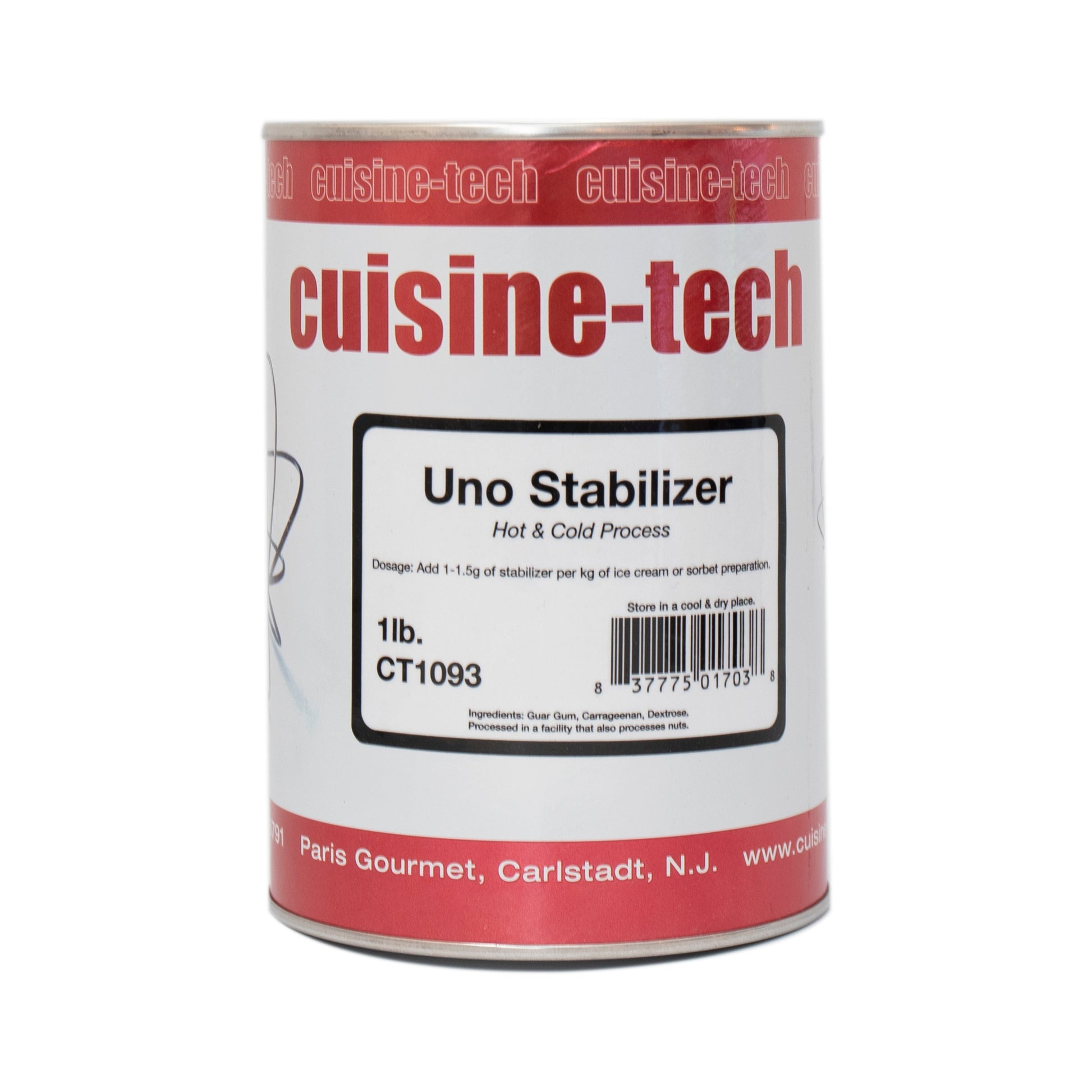 Wholesale Cuisine-Tech Uno Ice Cream Stabilizer 1lb- Bulk