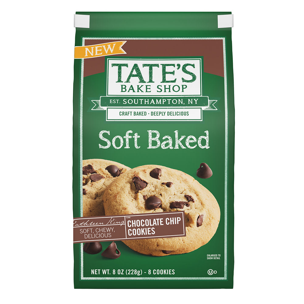 Wholesale Tate'S Soft Baked Chocolate Chip Cookies 8 Oz Bag- Bulk