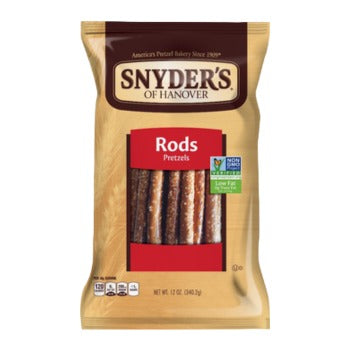 Wholesale Snyders Lance Pretzel Rod Salted 12oz- Bulk