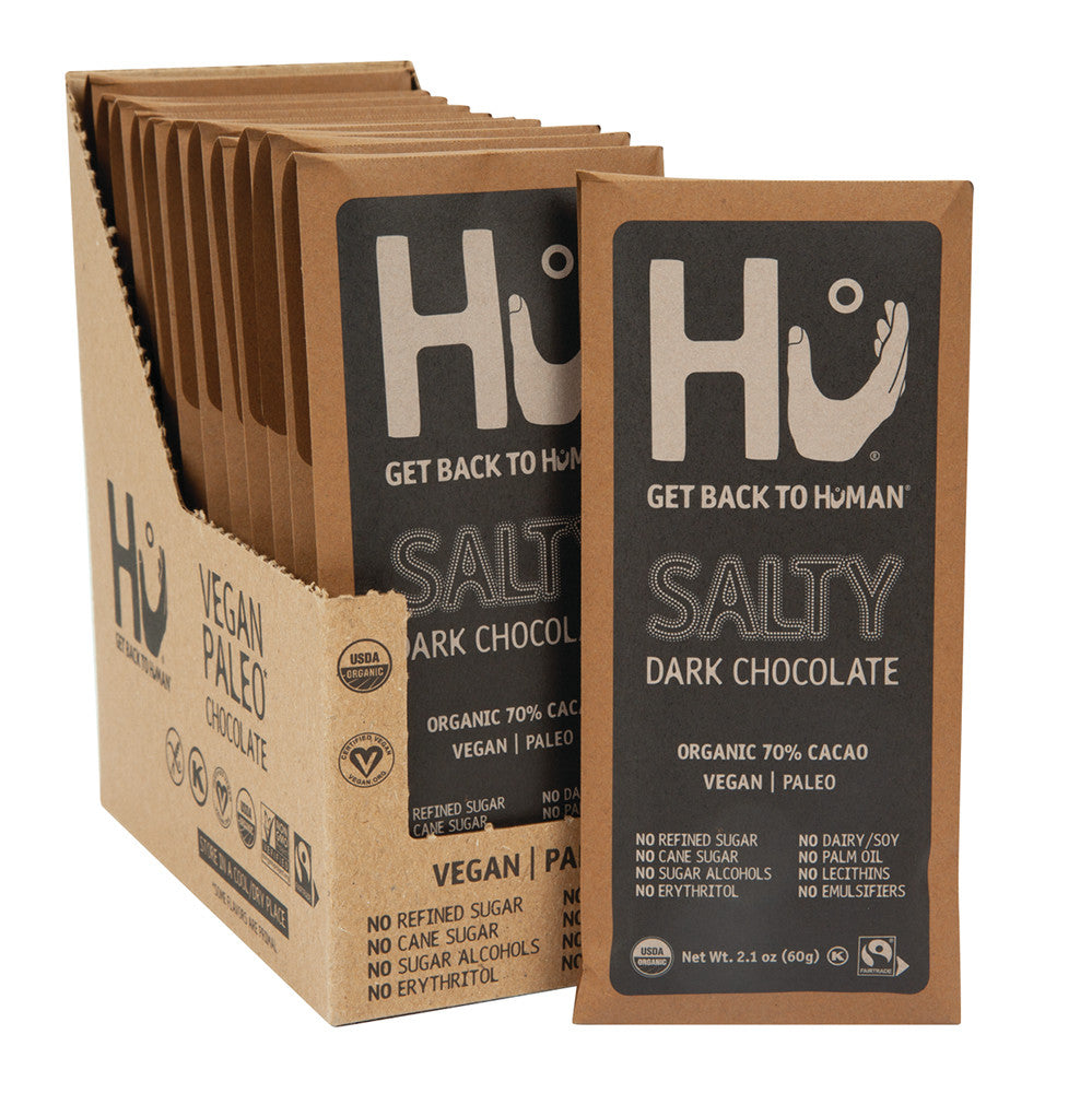 Wholesale Hu Salty Dark Chocolate 2.1 Oz Bar- Bulk