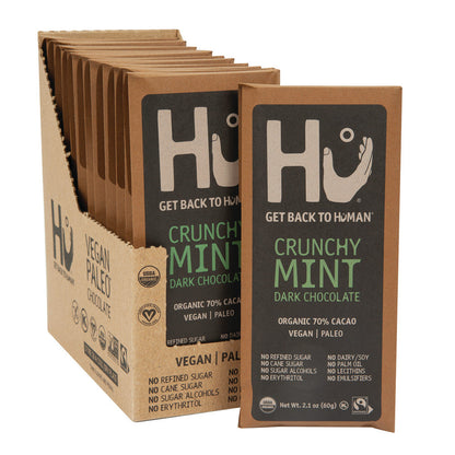 Wholesale Hu Dark Chocolate Crunchy Mint 2.1 Oz Bar- Bulk