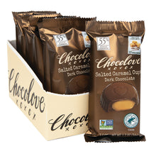 Wholesale Chocolove Dark Chocolate Salted Caramel Cups 1.2 Oz- Bulk