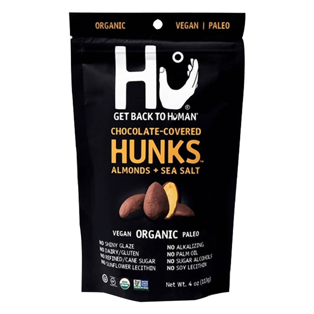 Wholesale Hu - Almonds & Sea Salt Chocolate Hunks - 4Oz - Pk6- Bulk