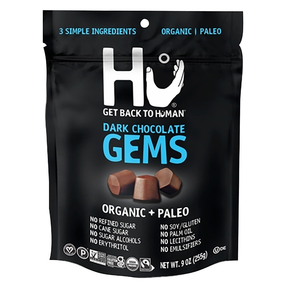 Wholesale Hu - Dark Chocolate Gems 9Oz - Pk6- Bulk