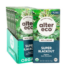 Wholesale Alter Eco Super Blackout 90% Chocolate Bar 2.82 Oz- Bulk