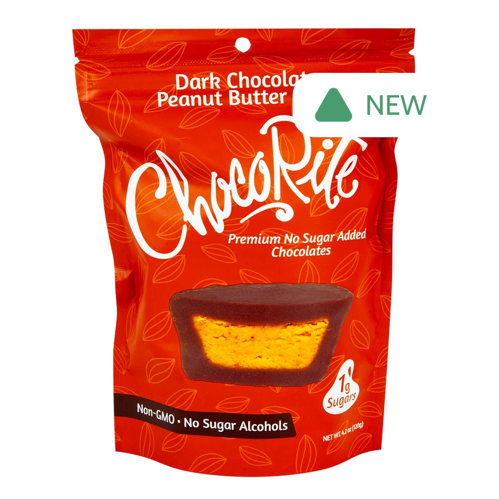 Wholesale Chocorite Dark Chocolate Peanut Butter Cups 4.2 Oz Bag- Bulk