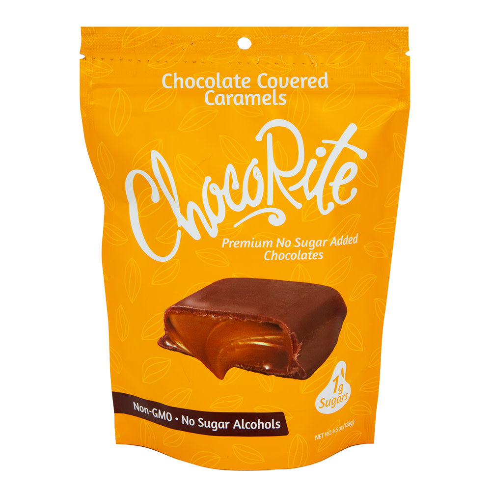 Wholesale Chocorite Chocolate Covered Caramels 4.5 Oz Bag- Bulk