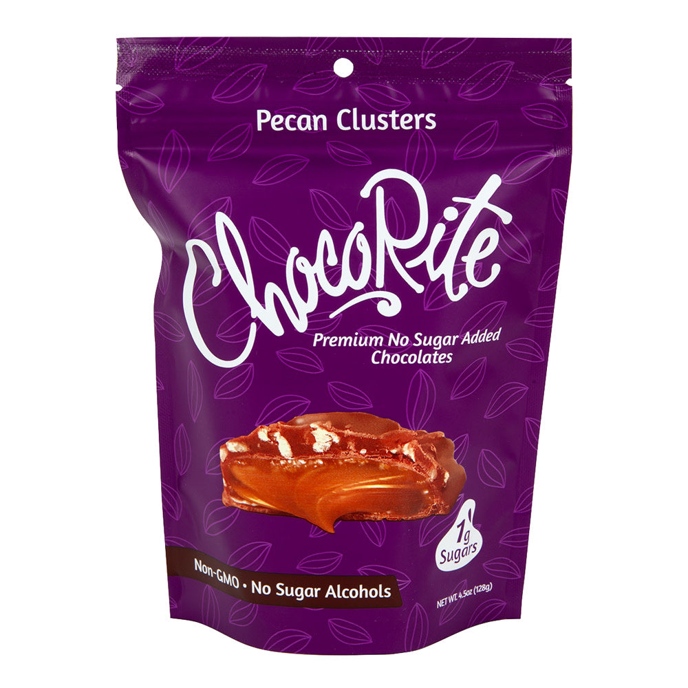Wholesale Chocorite Milk Chocolate Pecan Cluster 4.5 Oz Bag- Bulk