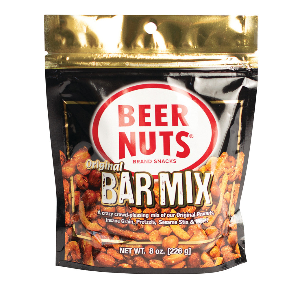 Wholesale Beer Nuts Original Bar Mix 8 Oz Pouch- Bulk