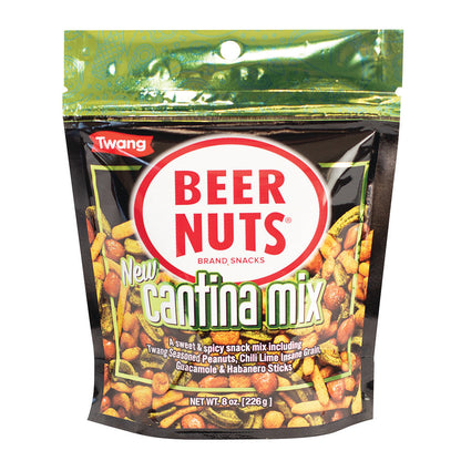 Wholesale Beer Nuts Cantina Mix With Twang 8 Oz Pouch- Bulk