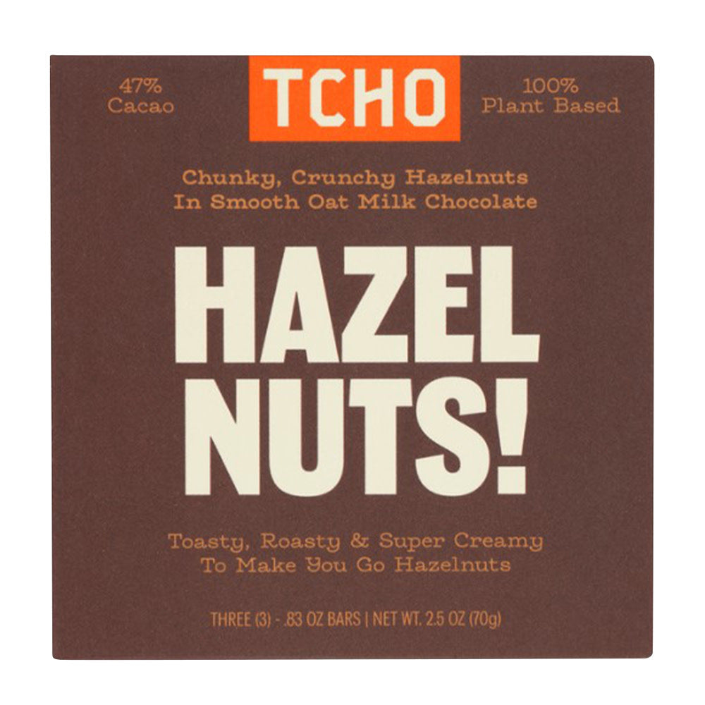 Wholesale Tcho - Hazel Nuts! Oat Milk Chocolate - 2.5Oz- Bulk