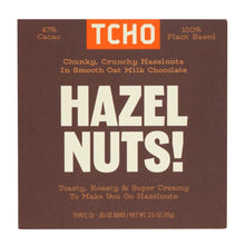 Wholesale Tcho - Hazel Nuts! Oat Milk Chocolate - 2.5Oz- Bulk