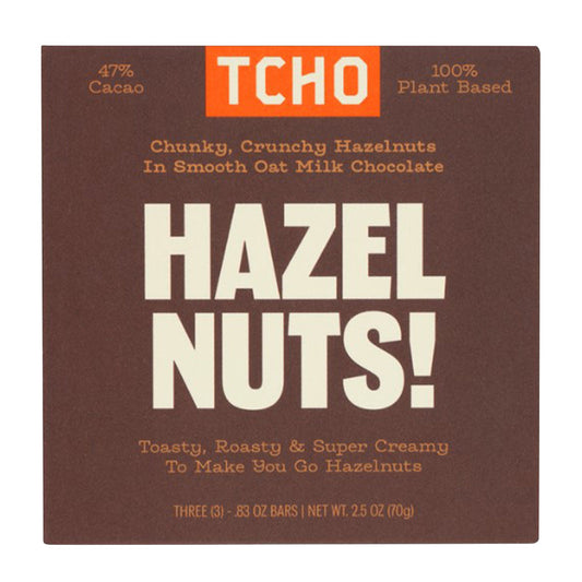 Wholesale Tcho - Hazel Nuts! Oat Milk Chocolate - 2.5Oz- Bulk