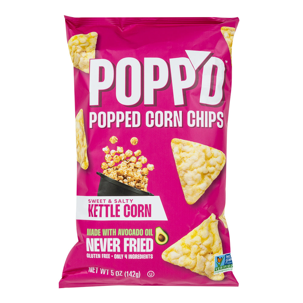 Wholesale Popp'D - Popcorn Chips Kettle Corn - 50Z- Bulk