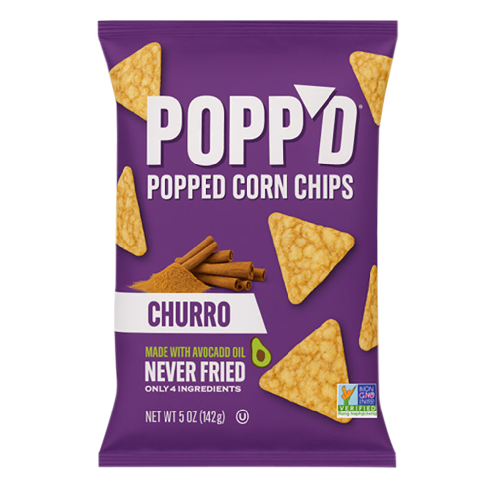 Wholesale Popp'D - Popcorn Chips Churro - 5Oz- Bulk