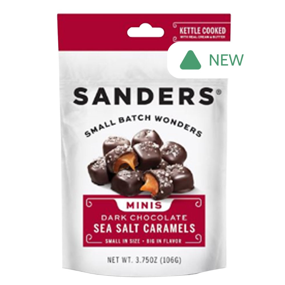 Wholesale Sanders Dark Chocolate Sea Salt Caramel Mini Bites Bag- Bulk